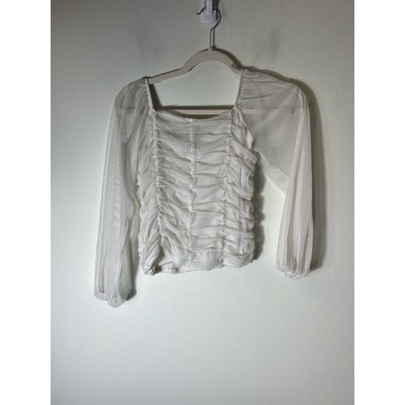 Girls Art Class Large off white top - Picture 1 of 3